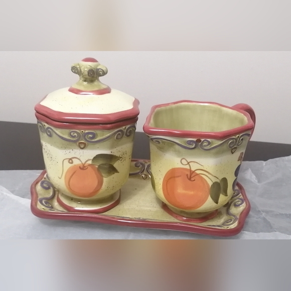 3 TABLETOPS MEDICI HAND PAINTED DISHWARE SET - Picture 3 of 5